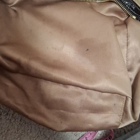 Coach 14305 Madison Signature Op Art Brown Sateen Maggie Carryall Shoulder Bag - Picture 5 of 12